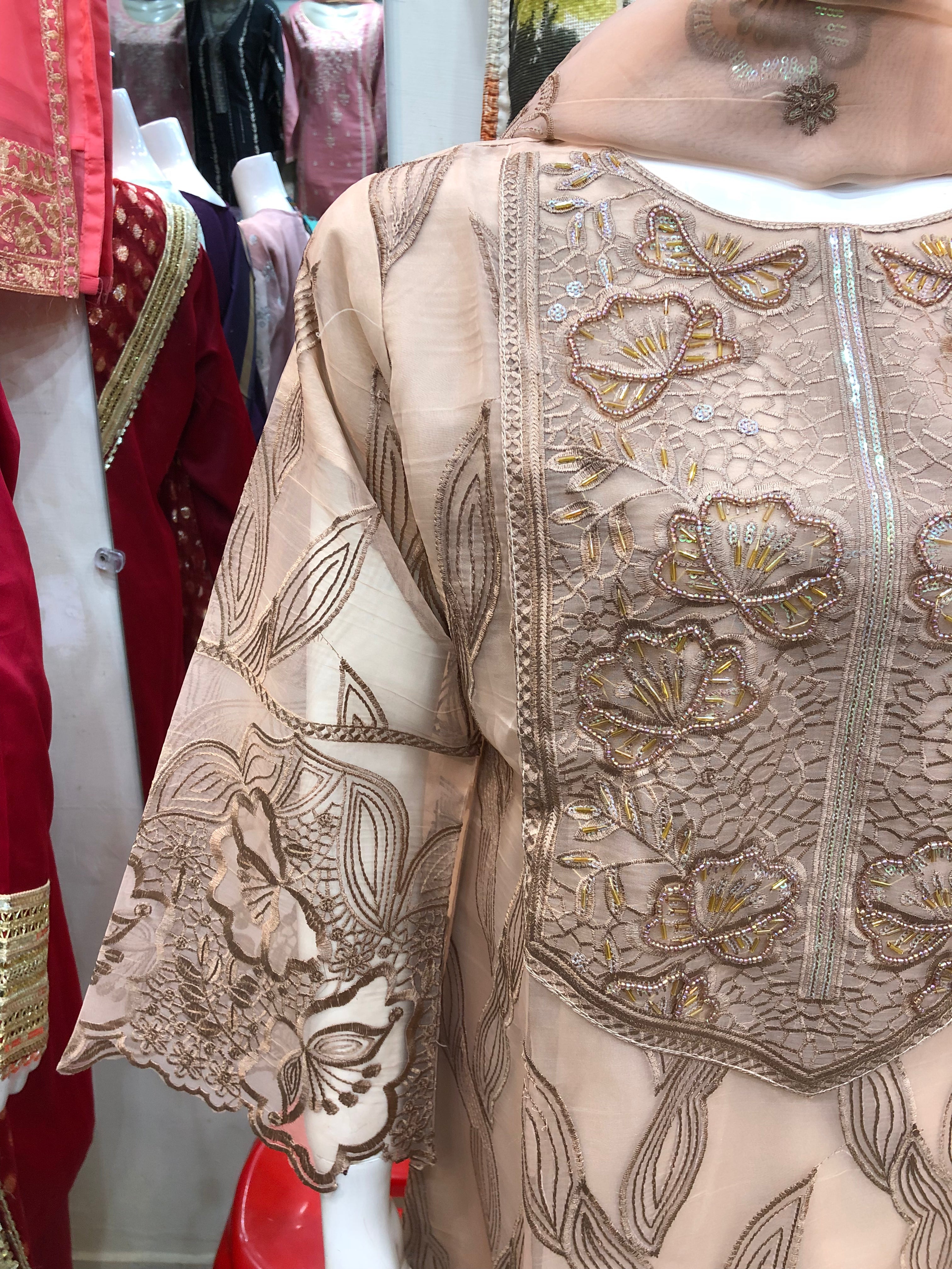 πΈ 3-Piece Fancy Cotton Design Beige β Timeless Elegance for Every Occasion